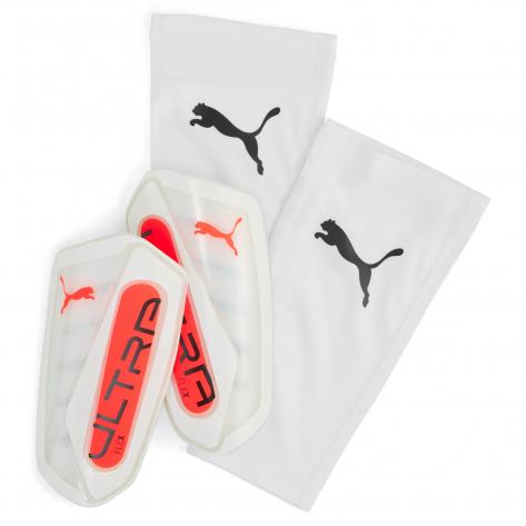 Puma Schienbeinschoner ULTRA Flex Sleeve 030987-01 S PUMA White-Glowing Red | S