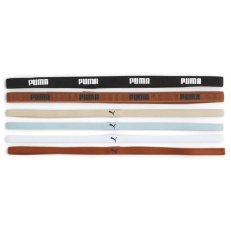 Puma Haarbänder AT Sportbands (6pcs) 053452-28 Black-Teak-Putty-Turquoise | One size