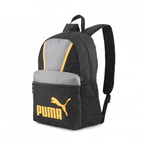 Puma Rucksack Phase Blocking Backpack 78962-03 Puma Black-Steel Gray-Tangerine | One size