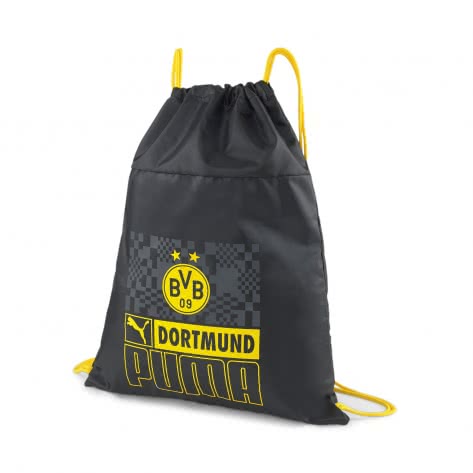 Puma Borussia Dortmund Turnbeutel BVB ftblCore Gymsack 079064-07 Puma Black-Cyber Yellow | One size