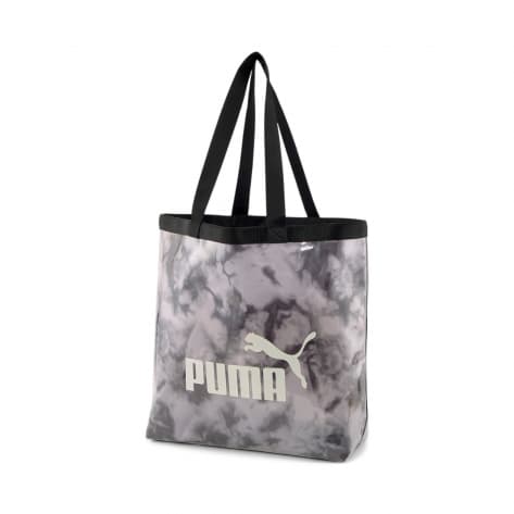 Puma Damen Tragetasche Core Transparent Tote Bag 079489-01 Puma Black-Cloud AOP | One size