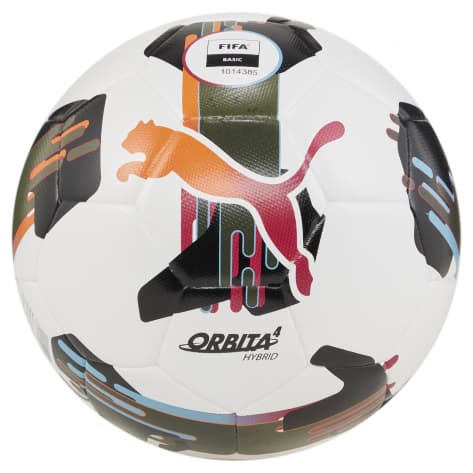 Puma Fussball Orbita 4 HYB (FIFA Basic) size 4 084327-01 4 Puma White-Multicolor | 4
