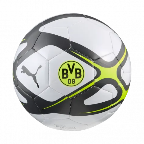 Puma Fussball Borussia Dortmund CULTURE Ball 084746-04 5 Silver Mist-Puma Black | 5