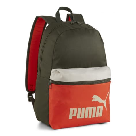 Puma Rucksack PUMA Phase Backpack Colorblock 090468-03 Dark Olive-Redmazing | One size
