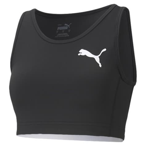 Puma Damen Laufshirt Cross the Line Crop Laufshirt W 2.0 519670-01 M Puma Black | M