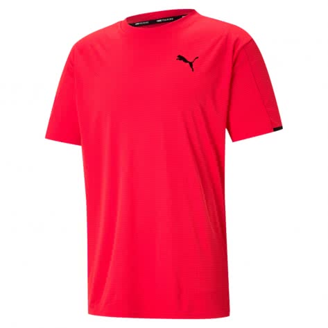 Puma Herren T-Shirt TRAIN Graphic SS TEE 520116-23 M Poppy Red | M