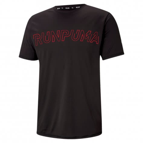 Puma Herren T-Shirt RUN LOGO SS TEE M 520203 