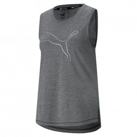 Puma Damen Tanktop Train Favorite Cat Muscle Tank 520256-80 S Charcoal Heather | S