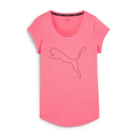 Puma Damen T-Shirt PERFORMANCE HEATHER CAT TEE W 520320-16 XS Sunset Glow Heather | XS
