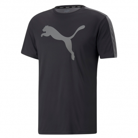 Puma Herren T-Shirt Fit Commercial Logo Tee 522131-01 S Puma Black | S