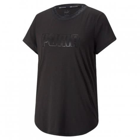 Puma Damen T-Shirt Safari Glam SS Tee 522252-01 S Puma Black | S