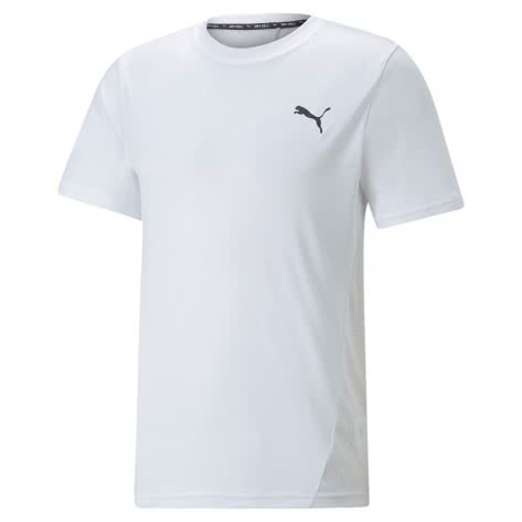 Puma Herren T-Shirt TRAIN ALL DAY TEE 522337-02 L Puma White | L