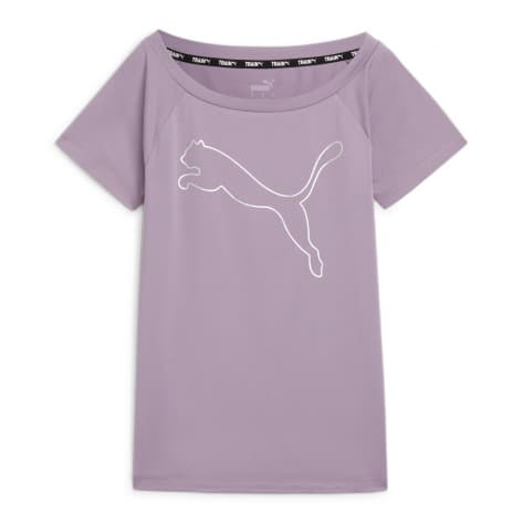 Puma Damen T-Shirt Train Favorite Jersey Cat Tee 522420-89 S Pale Plum | S