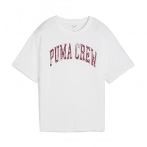Puma Damen T-Shirt W Puma Crew Graphic Tee 527625 