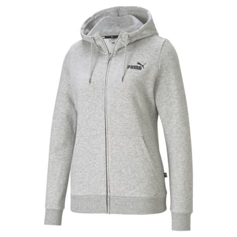 Puma Damen Kapuzenjacke ESS Small Logo FZ Hoodie FL 586811-04 S Light Gray Heather | S