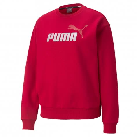 Puma Damen Pullover ESS+ Metallic Logo Crew 586893 