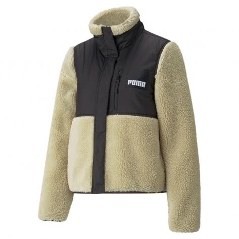 Puma Damen Winterjacke Sherpa Hybrid 587723-73 M Ivory Glow | M
