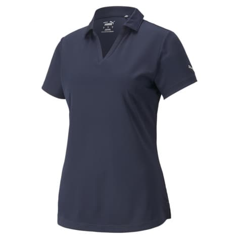 Puma Damen Poloshirt W Icon Golf Polo 596800-07 M Navy Blazer | M