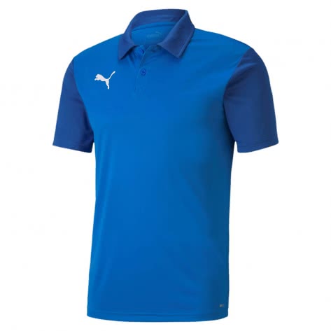 Puma Herren Poloshirt teamGOAL 23 Sideline Polo 656577-02 S Electric Blue Lemonade-Team Power Blue | S