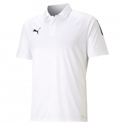 Puma Herren Polo Shirt teamLIGA Sideline Polo 657257-04 XXXL Puma White-Puma Black | XXXL
