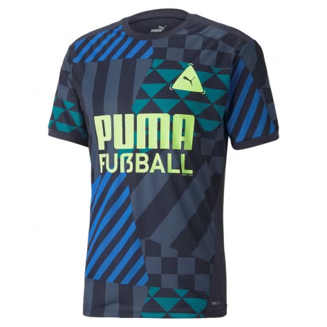 Puma Herren Trikot Fußball PARK Jersey 658062-07 S Parisian Night-Blue Glimmer | S
