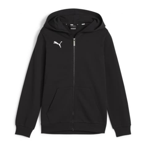 Puma Herren Kapuzenjacke teamGOAL Casuals Hooded Jacket Jr 658596-03 128 Puma Black-Puma White | 128