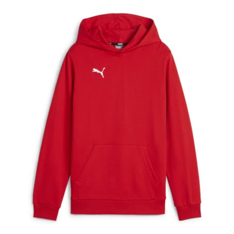Puma Kinder Kapuzenpullover teamGOAL Casuals Hoody Jr 658619-01 116 Puma Red-Puma White | 116