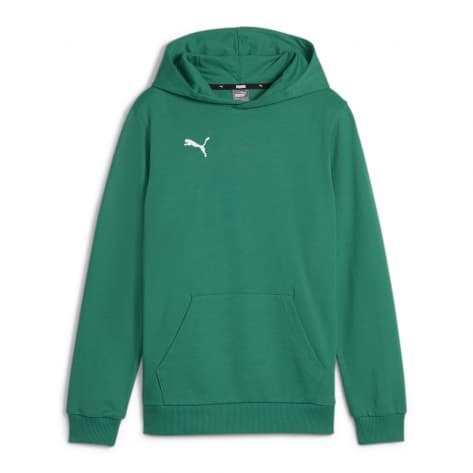 Puma Kinder Kapuzenpullover teamGOAL Casuals Hoody Jr 658619-05 152 Sport Green-Puma White | 152