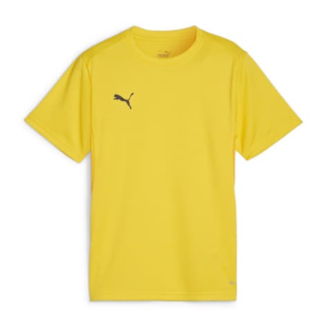 Puma Kinder T-Shirt teamGOAL Jersey Jr 658637-07 152 Faster Yellow-PUMA Black-Sport Yellow | 152