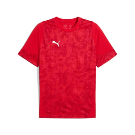 Puma Herren Trainingsshirt teamCUP Training Jersey 659167-01 XXXL PUMA Red-PUMA Silver-Dark Cherry | XXXL