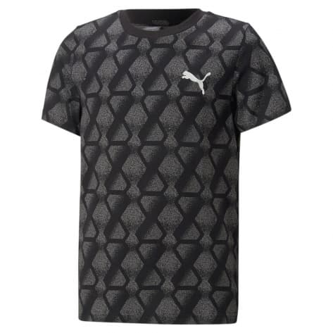 Puma Kinder T-Shirt ACTIVE SPORTS  AOP Tee B 673203-01 152 PUMA Black | 152