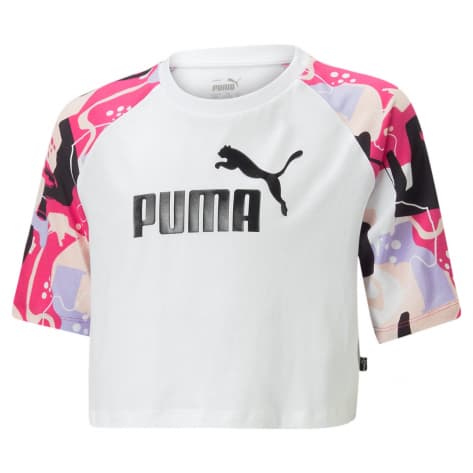 Puma Mädchen T-Shirt ESS+ STREET ART Raglan AOP G 673507 