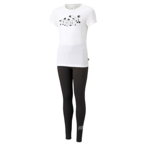 Puma Mädchen Set G T-Shirt Graphic Tee + Leggings Set G 673597 