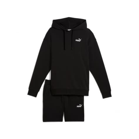 Puma Damen Trainingsanzug Short Hooded Relaxed Sweat Suit 7  685076-01 S PUMA Black | S