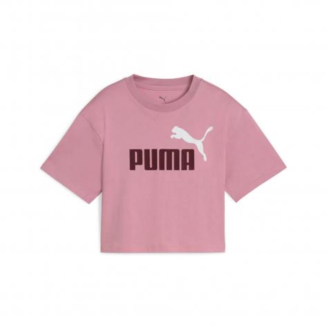 Puma Mädchen T-Shirt Essentials 2 COLOR No. 1 Logo​ Short Length Tee G 686071 