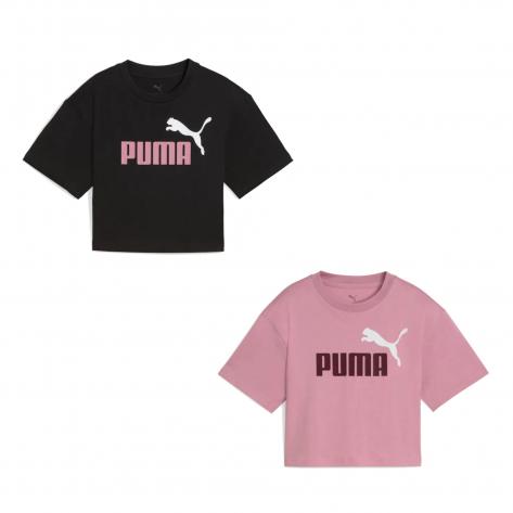 Puma Mädchen T-Shirt Essentials 2 COLOR No. 1 Logo​ Short Length Tee G 686071 
