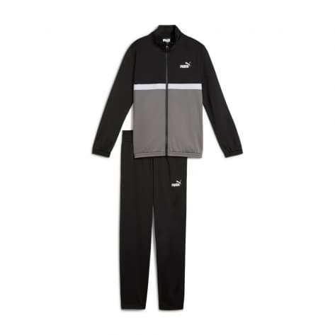 Puma Kinder Trainingsanzug Poly Colorblock Suit 686294-01 140 PUMA Black | 140