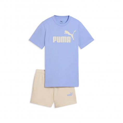 Puma Mädchen Set T-Shirt Logo Tee + Shorts Set 686307 