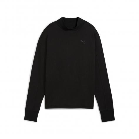 Puma Damen Pullover HER Relaxed Crew Fleece 688152-01 XS PUMA Black | XS