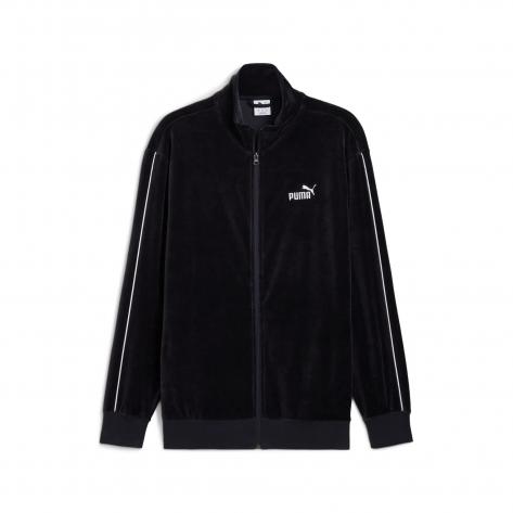 Puma Herren Trainingsjacke Essentials ELEVATED Velour Track Jacket 689116-16 L New Navy | L