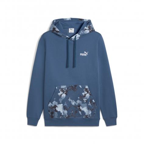 Puma Herren Kapuzenpullover Essentials Camo Hoodie Fleece 689370-80 M Dark Indigo | M