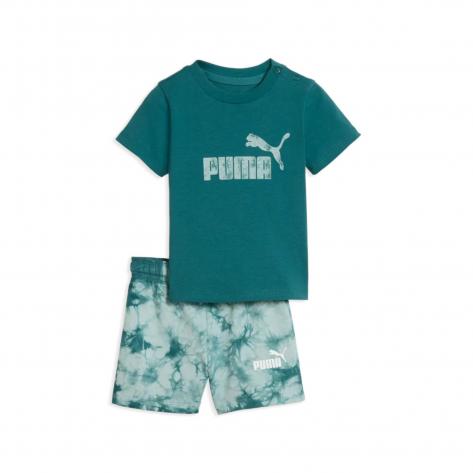 Puma Baby Set Minicats Essentials TIE-DYE Tee and Shorts Set INF 693291 