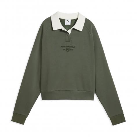 Puma Damen Langarmshirt CLASS Relaxed Longsleeve Polo FL 694011 