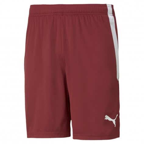Puma Herren Shorts teamLIGA Shorts 704924-09 M Cordovan-Puma White | M