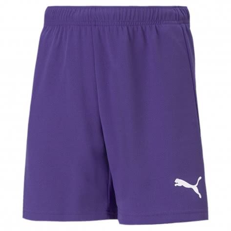 Puma Kinder Shorts teamRISE Short Jr 704943-10 116 Prism Violet-Puma White | 116