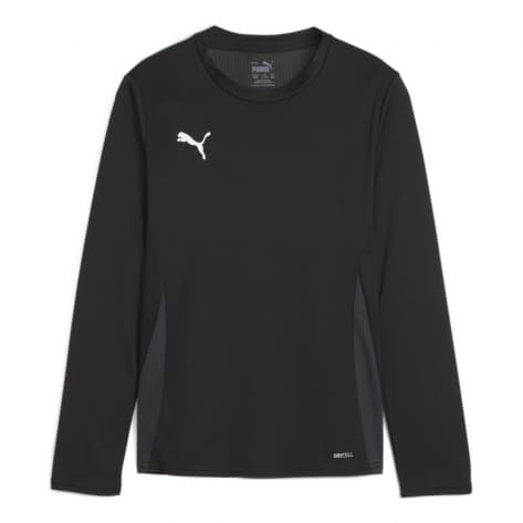 Puma Kinder Langarm Shirt teamGOAL LS Jersey Jr 705751-03 116 PUMA Black-PUMA White | 116