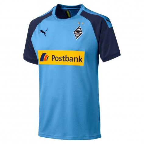 Puma Herren Borussia Mönchengladbach Away Trikot 2019/20 755714-03 S Team Light Blue-Peacoat | S