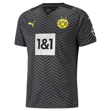 Puma Herren Borussia Dortmund Away Trikot 2021/22 759057-04 M Asphalt-Puma Black | M
