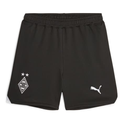 Puma Kinder Borussia Mönchengladbach Shorts Replica Jr 770576-02 164 Puma Black-Puma White | 164