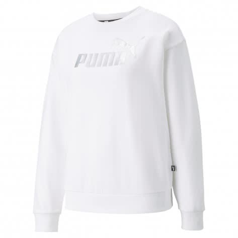 Puma Damen Sweatshirt ESS+ Metallic Logo Crew TR 848304 